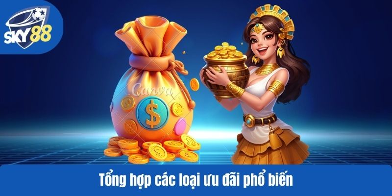 Tổng hợp các loại ưu đãi phổ biến