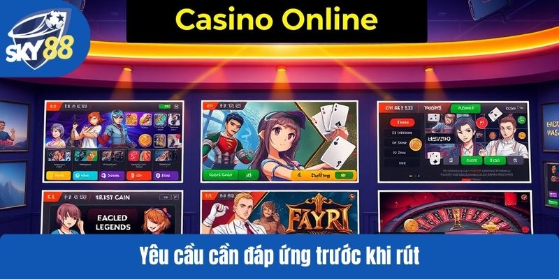 Yêu cầu cần đáp ứng trước khi rút